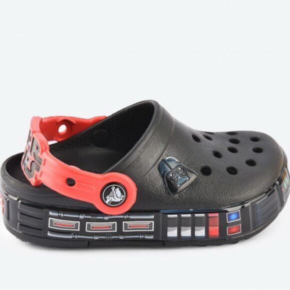 CROCS Disneys Star Wars Darth Vader Clogs Sz 10 - Picture 1 of 5